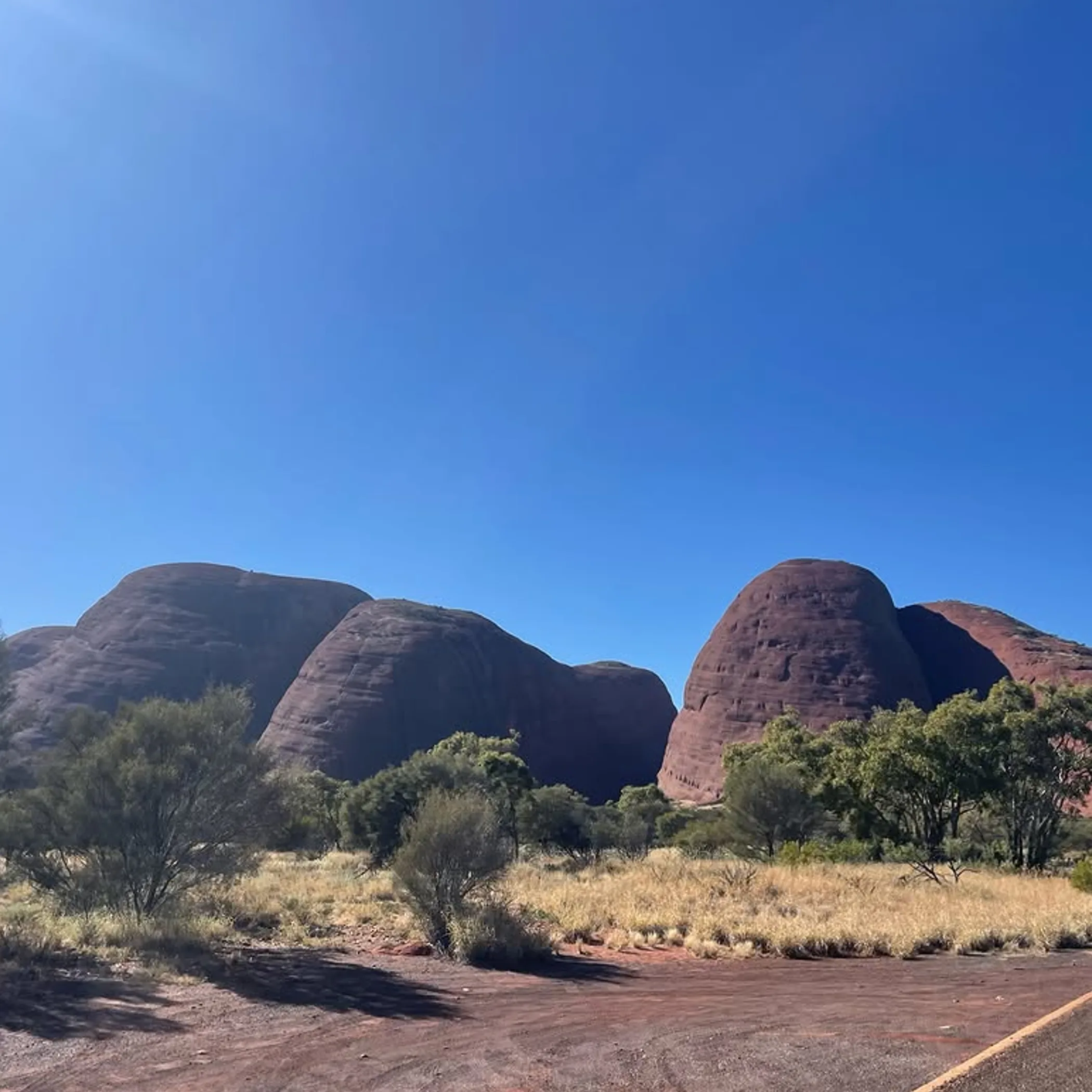 kata tjuta rock formations clear sky