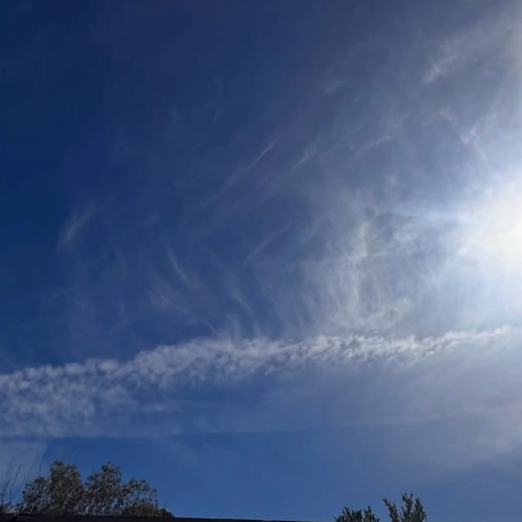 sunny australian landscape with clear sky