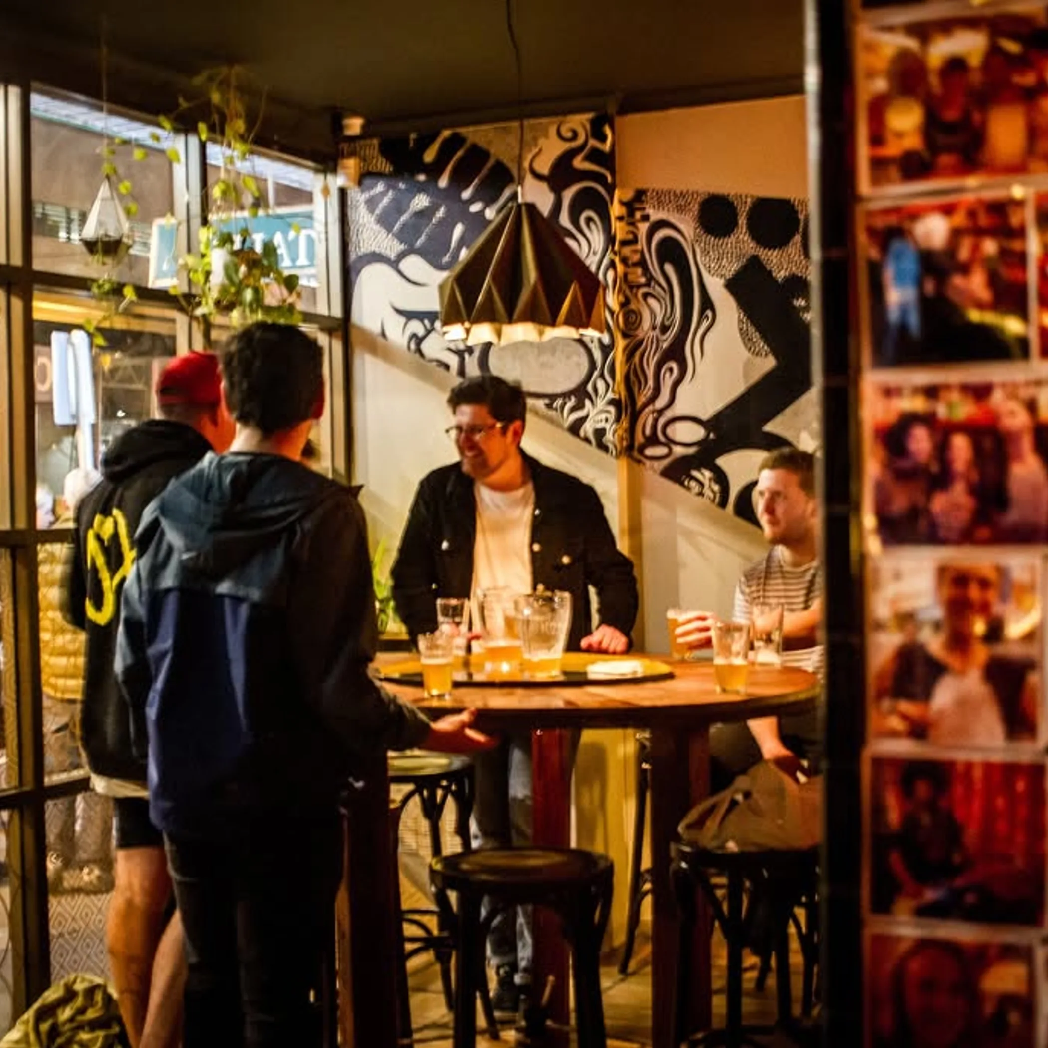 vibrant melbourne nightlife scene at night